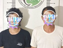 Satnarkoba Polres Pelabuhan Makassar Bekuk  Dua Pelaku Narkoba di Sunu