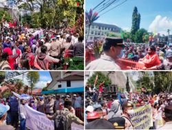 ASN dan Stafsus Bupati  Demo di DPRD Toraja Utara
