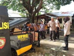 Ringankan Beban Korban Kebakaran di Aspol Perintis, Polres Pelabuhan Makssar Salurkan Sembako