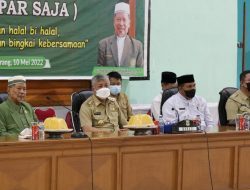 Gabungan Santri Halal Bi Halal dengan Bupati Pinrang