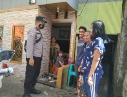 Bhabinkamtibmas Camba Berua berikan Imbau Lewat Patroli dan Door to Door System