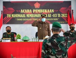 Kodim 1423 Watan Soppeng Gelar Pembukaan TNI Manunggal Desa