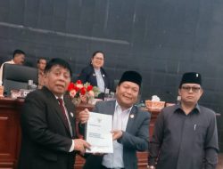 Theo Serahkan Ranperda ke Dewan KUA-PPAS APBD Perubahan 2022