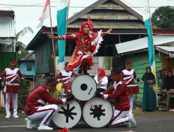 Puluhan Group Marching Band Unjuk Kebolehan di Desa Laringgi