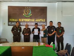 Lewat Restoratif Justice, Kejari Sidrap Hentikan Penuntutan Kasus Penganiayaan