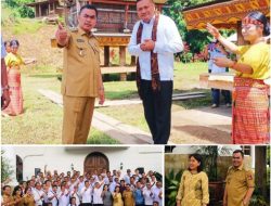 Bupati Gianyar dan Kepala Desa Provinsi Bali Studi Bading Budaya di Tana Toraja