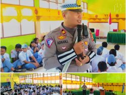 Kasat Lantas Tana Toraja Sampaikan Pesan Keselamatan Berlalulintas di SMA 9