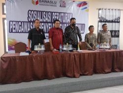 Bawaslu Pinrang Gelar Sosialisasi Peraturan Pengawasan Pemilu