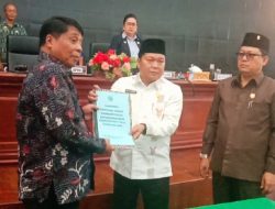 Dewan Tetapkan Perda Riparda  Tana Toraja