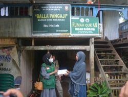 BAZNAS Makassar Beri Bantuan Tahap II ke 11 Guru Mengaji di Lakkang