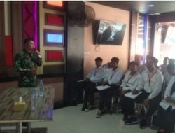 Dandim 1405/Parepare Pembawa Materi Diklat di Hotel Gazza