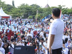 Ribuan Warga Takalar Ikut Jalan Anti Mager Bersama Gubernur Andalan
