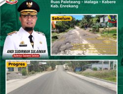 Fokus Prioritas, Gubernur Andi Sudirman : Progres Pengaspalan Ruas Paleteang – Malaga – Kabere di Enrekang