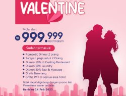 Teraskita Hotel Makassar, Managed by DAFAM Tawarkan Promo Dinner Romantis Bertajuk “Valentime”