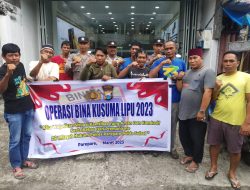Door To Door System Ops Bina Kusuma, Ajak Warga Sosialisasikan Larangan Balapan Liar