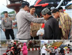 Kapolres Toraja Utara Bersama Bhayangkari Berbagi Takjil