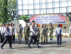 Polres Pinrang Gelar Apel Pasukan Operasi Ketupat 2023