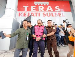 Tangan Terborgol, Mantan Dirut PDAM Makassar Ditahan