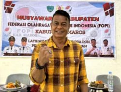 Ketua MKKS Terpilih Menjabat Ketua FOPI Kabupaten Maros