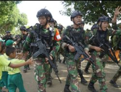 Prajurit Yonif PR 433/JS Melaksanakan Latihan Hanmars