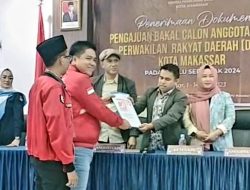 Dinilai Lengkap dan Memenuhi Syarat, KPUD Makassar Terima Dokumen 50 Bacaleg PSI Kota Makassar
