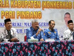 Bupati Irwan Hamid Harap PGRI Tetap Memberi Kontribusi Bagi Pembangunan Daerah