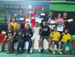 Ketua PBSI Gowa Juara Turnamen Bulutangkis Legend 5 Bassi Towayya