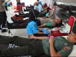 Dalam Rangka HUT Bhayangkara Ke-77, Polres Luwu Gelar Donor Darah