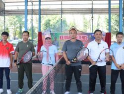 Jelang HUT Bhayangkara Ke 77, Polres Takalar Gelar Turnamen Tenis Lapangan
