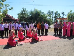 Saat Kunker Kapolres Soppeng AKBP Muh Yusuf Usman Disambut Tari Padduppa