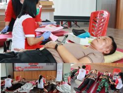 Bakti Kesehatan Polres Torut Kumpul 60 Kantong Darah