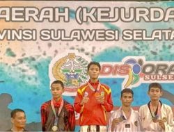 Taekwondo Tana Toraja Juara Tiga Kejurda Antar Pelajar Sulsel