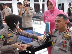 Peduli Kesehatan, Polres Parepare Donor Darah Demi Kemanusiaan