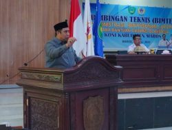 Bupati Maros Membuka Bimtek Penyusunan Laporan Keuangan Penerima Bantuan Cabor