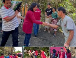 Keluarga Besar Gerindra Tana Toraja Bantu Korban Kebakaran di Masel