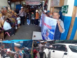 Operasi Patuh Lantas Tana Toraja Sasar di Pasar Sentral Makale