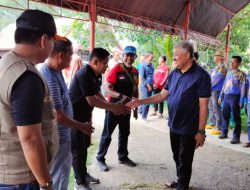 Bupati Pinrang Irwan Hamid Mengunjungi Posko Kontingen Porseni di Watang Soppeng