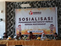 Bawaslu Pinrang Laksanakan Sosialisasi Pengawasan Partisipatif Pemilu ke Masyarakat