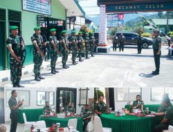 Waasops Kasad Bidang Perencanaan Kunker ke Kodim 1414 Toraja