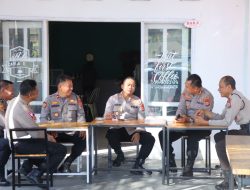 Kapolres Jalin Silaturahmi Bersama PJU Polres Pinrang di Acara Coffee Morning