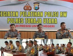Polres Toraja Utara Gelar Pelatihan Polisi RW