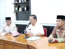 Wabup Alimin Pimpinan Rapat Persiapan Pelaksanaan MTQ Kabupaten Pinrang