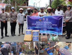 Aksi Sosial Lantas Tana Toraja Salurkan Air Bersih