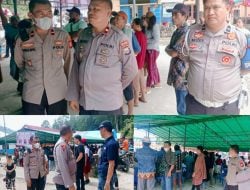 Personel Polres Torut Amankan Pilkalem