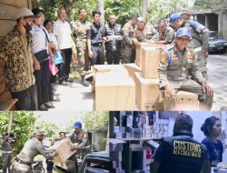 Tim Gabungan Operasi Gempur Rokok Ilegal di Tana Toraja