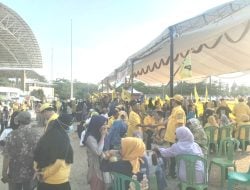 HUT Golkar Ke 59, Pasar Murah dan Pemeriksaan Kesehatan Gratis Diserbu Warga Takalar