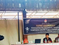 Rakor KPU Toraja Utara Bahas Tahapan Kampanye