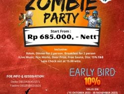 Sambut Tahun Baru, Hotel Premier Makassar Rancang Perayaan Unik Bertema “Zombie Sport Party”