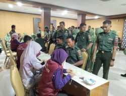TNI Bersama Polri Melakukan Donor Darah di Rumah Sakit Batara Guru
