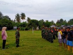 Danramil 1403 Melaksanakan Karya Bakti di Desa Kamanre